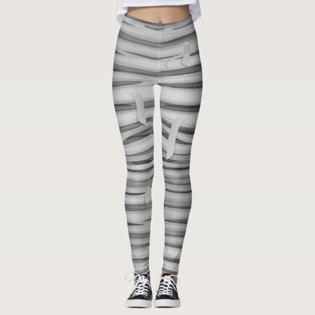 Leggings Bandages de momie de costume d'Halloween (Devant)