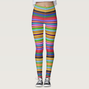 Leggings Bande moderne colorée