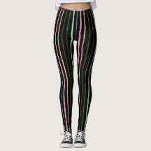 Bandes arc-en-ciel noires et pastel