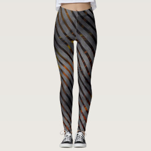 Leggings Bandes croisées grises ou rubans carbone ? Rouge o