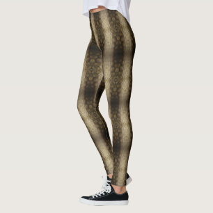 Leggings bandes et écailles