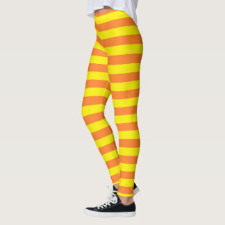 Leggings Bandes jaunes et orange