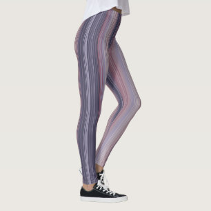 Leggings Bandes maigres, Plum, Mauve, Rose, Rose pâle