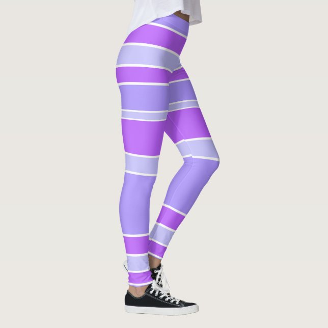 Leggings Bandes violettes (Droite)