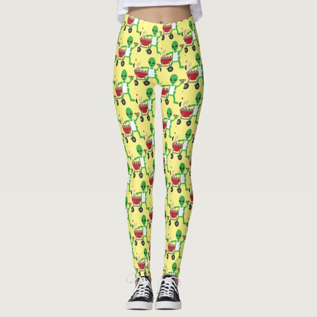 Leggings Barbecue Alien Cuisine Thunder_Cove (Devant)