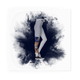 Leggings Bas de chat chapeauté Blue Rose