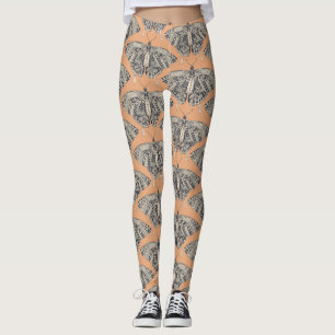 Leggings basalte de pêche du papillon d'hirondelle