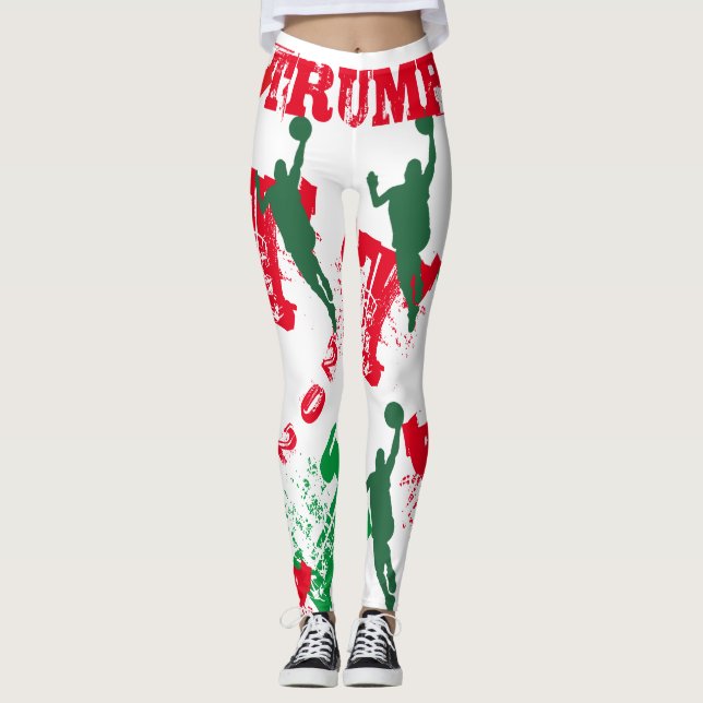 LEGGINGS BASKETBALL (Devant)