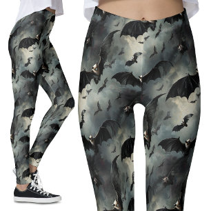 Leggings Bateaux vintages volant Stormy Ciels gothiques