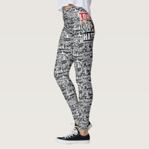 Leggings Batman   Harley Quinn et amour de joker/haine