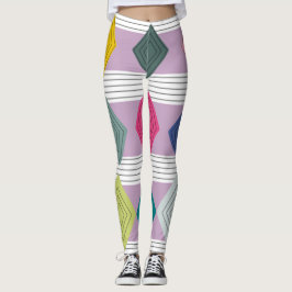 Leggings Bauhaus Diamond Quilt