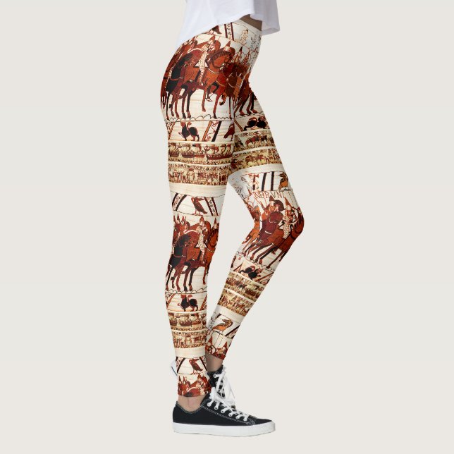 LEGGINGS BAYEUX TAPESTRIE ARMÉE NORMALE, CHEVALIERS (Droite)
