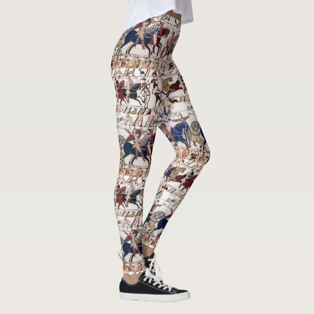 LEGGINGS BAYEUX TAPESTRY 1066 NORMAN KNIGHTS AND ARCHERS (Droite)