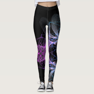 Leggings Beau Art Décor Géométrique Abstrait