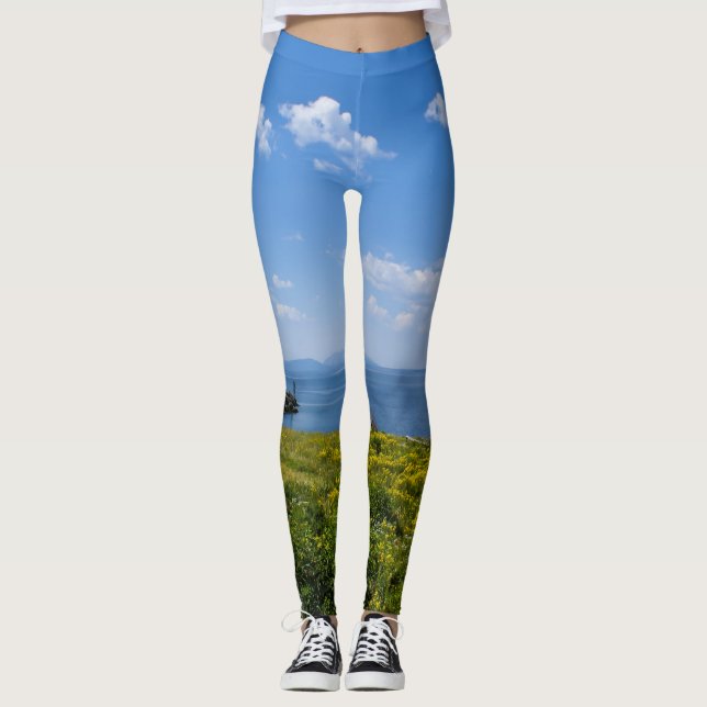 Leggings Beau lac Yellowstone (Devant)