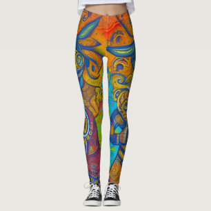 Leggings Beaux hérissons traditionnels