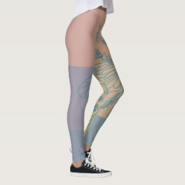 Leggings Bee dorée moderne