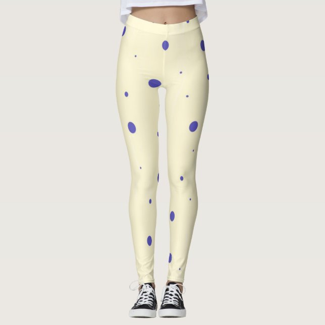 Leggings bel art abstrait (Devant)