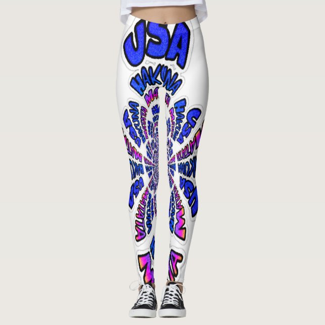 Leggings Belle extraordinaire USA Hakuna Matata Pantalon de (Devant)