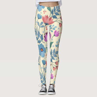 Leggings Belle jambe florale de printemps