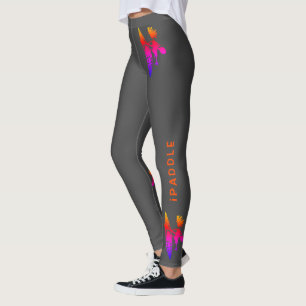 Leggings Belle Kayaker dans les couleurs rose orange foncé 