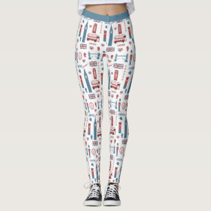 Leggings Belle Londres Angleterre Big Ben Anglais Drapeau Y