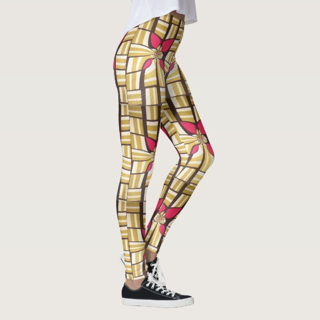 Leggings Belle Pantalon droit d'impression Ouest-Africain (Droite)
