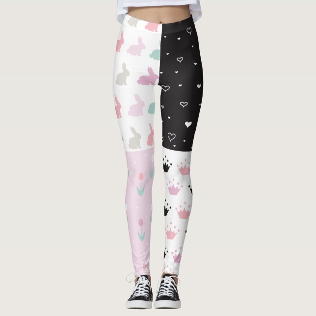 Leggings Belle Pâques intéressante (Devant)