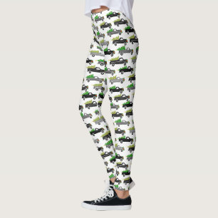 Leggings Belle ramasse-Noël Camions Fêtes des Arbres Noë
