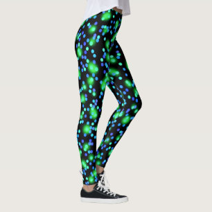 Leggings Belles couleurs sombres néon lumières bokeh brilla