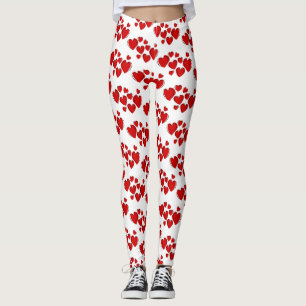 Leggings Belles guêtres rouges de cerfs
