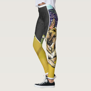 Leggings Berger allemand, Honolulu Hawaï (ajoutez le nom