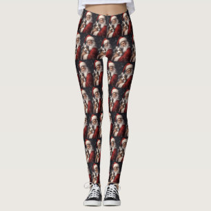 Leggings Berger australien avec Noël du Père Noël