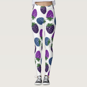Leggings Berries colorées : Motif multicolore sans fil.