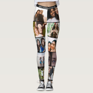 Leggings Best Friend Custom Photo Collage créez votre prop