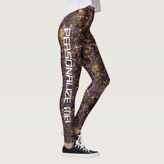 Leggings Bijoux Galaxy Parties scintillant or TEXTE PERSONN (Droite)