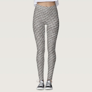 Leggings Bijoux ronds argentés