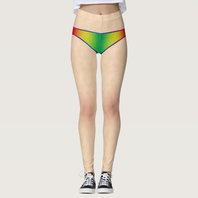 Leggings Bikini et légende de la peau (Devant)