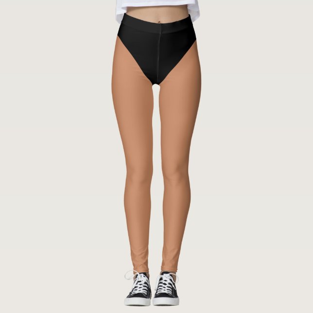 Leggings Bikini noir (Devant)