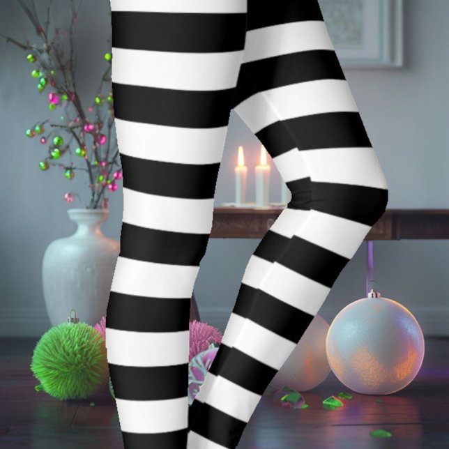 Leggings Blanc et noir (Créateur téléchargé)
