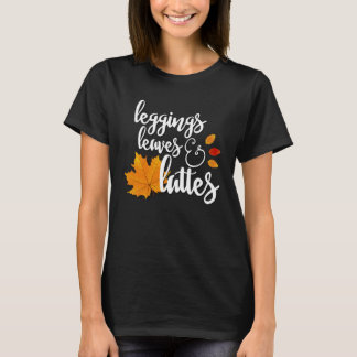 Leggings Blätter und Latten T-Shirt