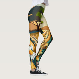 Leggings Blé à la broche