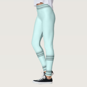 Leggings Bleu argenté doux