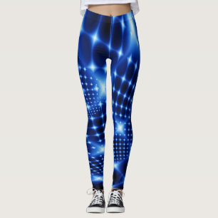 Leggings Bleu brillant fractal