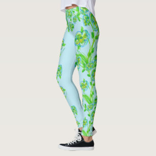 Leggings bleu ciel clair