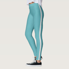 Leggings Bleu clair Blancs