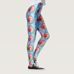 Leggings bleu d'amant de homard