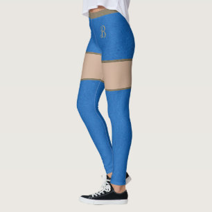Leggings Bleu Denim Jeans Shorts Peau Tights & Thighboots