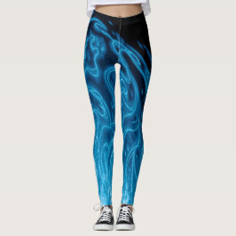 Leggings bleu électrique