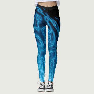 Leggings bleu électrique